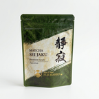 Matcha Sei-Jaku 30g (1.06oz) in a premium silver aluminum zip-seal pouch for maximum freshness.