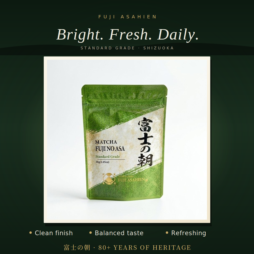 Matcha Fuji-no-Asa — FUJI ASAHIEN Standard Grade